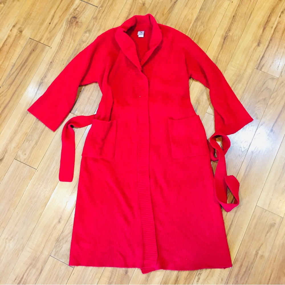 Natori fleece ribbed knit robe love Cupid Valentines Day Christmas athlesiure